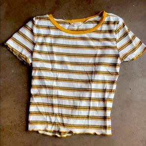 Striped Cropped T-Shirt